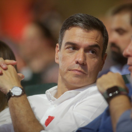Foto de archivo. El presidente del Gobierno en funciones, Pedro Sánchez, en un acto de campaña de cara al 23J.