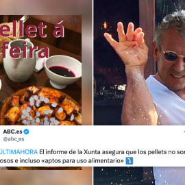 Memes sobre el informe de la Xunta sobre los pellets.