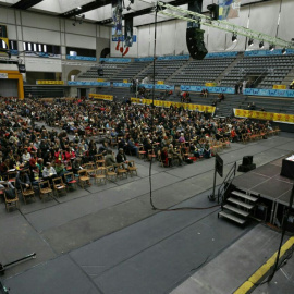 Vista de la Asamblea de la CUP en Granollers (Barcelona).