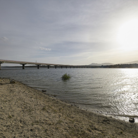 Vista del embalse de Valmayor, a 13 de agosto de 2022, en Valdemorillo, Madrid (España).