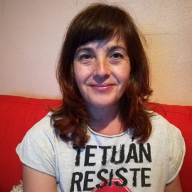 Isabel Tejero se enfrenta a dos años y medio de prisión tras intentar parar un desahucio.- CEDIDA