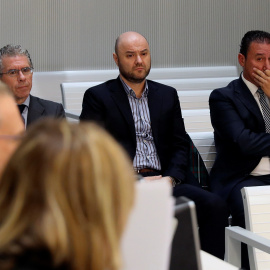 El exconsejero madrileño y exdirigente regional del PP Francisco Granados, en la Audiencia Nacional. / EFE