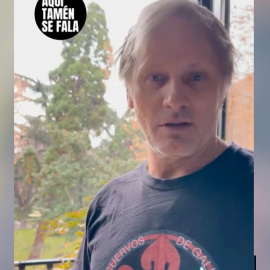 Viggo Mortensen apoya la iniciativa "Aquí tamén se fala galego"