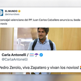 Reacciones a la noticia de la boda de un concejal del PP con su novio.