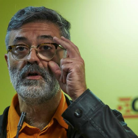 Carles Riera liderará la lista de la CUP por Barcelona. / EFE