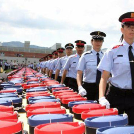 Acte de l'Escola de policia de Catalunya a Mollet del Vallès