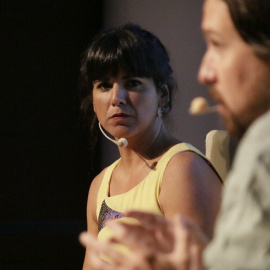 Teresa Rodríguez y Pablo Iglesias. / DANIEL CELA