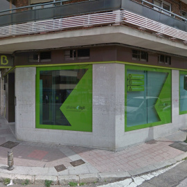 Imagen de la sucursal de Bankia donde está teniendo lugar el atraco con rehenes.- GOOGLE MAPS