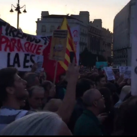 Imagen de la manifestación de este domingo en Madrid. Twitter de @juancarlosmohr