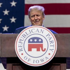 Imagen de Donald Trump, a 28 de julio de 2023.