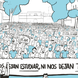 Los 'ninis' toman la calle.- NUBE DE TINTA