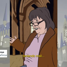 Marisa, la gestora académica de Hogwarts.- @LaSantaPenya