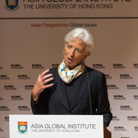La directora del Fondo Monetario Internacional (FMI), Christine Lagarde. EFE