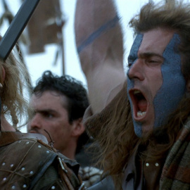 Mel Gibson en 'Braveheart'