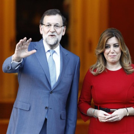 Mariano Rajoy y Susana Díaz -. EUROPAPRESS
