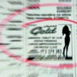 Anuncios de contactos en un diario