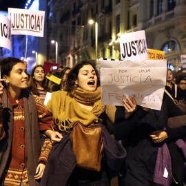 La manifestación ha recorrido el centro de Madrid. EFE/Ballesteros