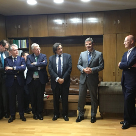 Rafael Catalá, ministro de Justicia, en la inauguración de un despacho de abogados