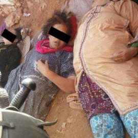 Imagen de varias personas fallecidas en la avalancha.-  EESAOURIA EN LIGNE TV