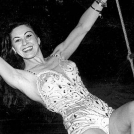 Fallece la trapecista de circo María Cristina del Pino Segura, 'Pinito del Oro'. / EFE