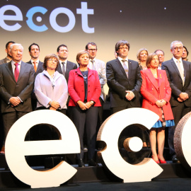 Foto de família de la darrera Nit de l'Empresari, organitzada per Cecot. /ANDREA ZAMORANO