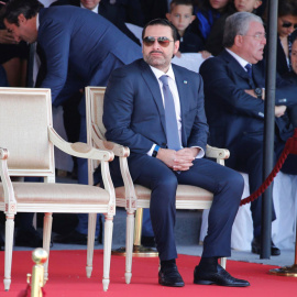 Hariri, este miércoles en un acto militar en Beirut. REUTERS/Mohamed Azakir