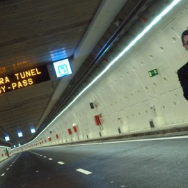 El exalcalde de Madrid Alberto Ruiz-Gallardón en la apertura del by-pass de la M-30, en mayo de 2007. MADRID.ES