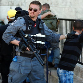 Un policía israelí, en una imagen de archivo. AFP