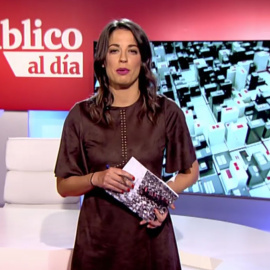 Elena Parreño en el informativo 'Público al Día' del 4 de abril.