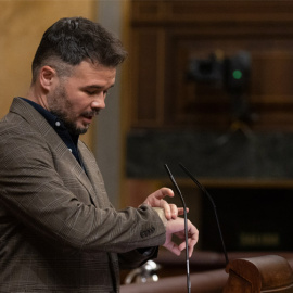 Gabriel Rufián, en una foto de archivo de diciembre de 2023.- EDUARDO PARRA (EUROPA PRES)