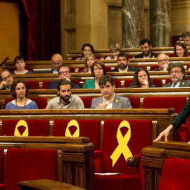 La líder de Ciutadans, Inés Arrimadas, ha anunciat que presentaran recurs d'empara davant el Tribunal Constitucional contra la delegació de vot del diputat Toni Comín / EFE