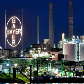 Una planta de fabricación de productos de la farmacéutica Bayer.