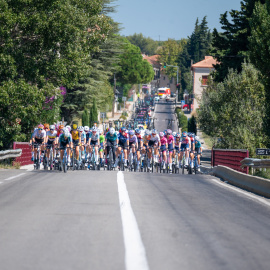 Imagen de archivo de un pelotón ciclista. Florian Frison / Dppi / Afp7