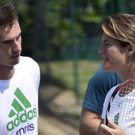 Andy Murray and Amelie Mauresmo criticaron el sorteo de las Next Gen Finals. REUTERS/Archivo
