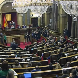 Pleno del Parlament.