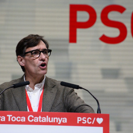 El primer secretario del PSC, Salvador Illa, a 16 de marzo de 2024, en Barcelona - EP