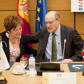 Sanidad Rocío Mosquera, cuando era conselleira de Sanidad, en una reunión de 2012 del Consejo Interterritorial de Salud.