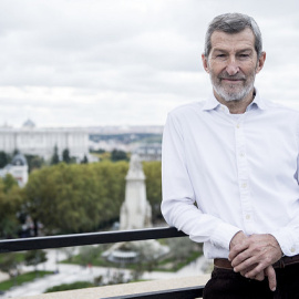 El exJEMAD Julio Rodríguez liderará la lista de pablistas y errejonistas a la dirección de Podemos en Madrid. IRENE LINGUA/PODEMOS