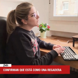 Un momento del vídeo compartido por Irene Ramírez