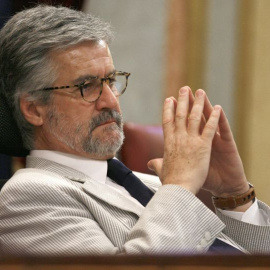 Manuel Marín, expresidente del Congreso de los Diputados, en un debate sobre el Estado de la Nación en 2007 / EFE/José Huesca