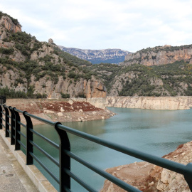 25/11/2022 - Imatge de fa unes setmanes de l'embassament de la Llosa del Cavall, al Solsonès.