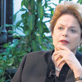 Dilma Rousseff en la entrevista concedida a Página 12.