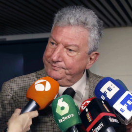 El diputado de Nueva Canarias y presidente de la Comisión de Investigación sobre la presunta financiación ilegal del Partido Popular en el Congreso de los Diputados, Pedro Quevedo. EFE/Javier Lizón