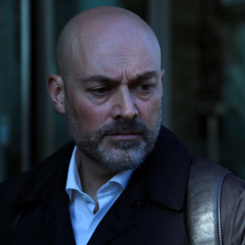 L'exdirector de l'ACN, Catalunya Ràdio i 'Principal', Saül Gordillo, en sortir de la Ciutat de la Justícia després de declarar