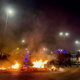 Prostesta de funcionaris de presons a les portes de Quatre Camins