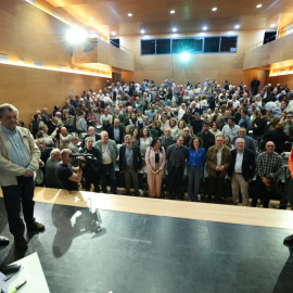 Acto de presentación en Sevilla de la Plataforma Andaluza por la Mayoría Social.