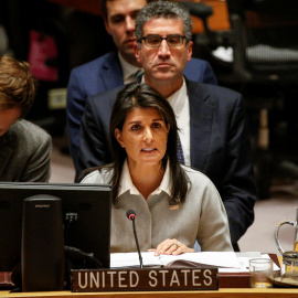 La embajadora de EEUU ante la ONU, Nikki Haley.-  REUTERS