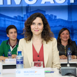 La presidenta de la Comunidad de Madrid, Isabel Díaz Ayuso, durante un comité autonómico del PP en Madrid, a 18 de marzo de 2024.