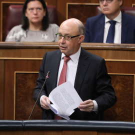 Cristóbal Montoro en el Congreso, en una imagen de archivo. EUROPA PRESS