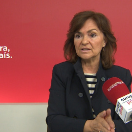 La secretaria socialista de Igualdad, Carmen Calvo./EUROPA PRESS